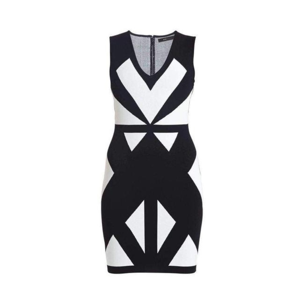 BCBGMAXAZRIA Black Evinna Bodycon Dress